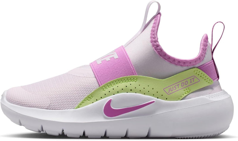 FLEX RUNNER 4 PS unisex-child Slip-On Shoes - LT VIOLET/LT MAGENTA-LT LIQUID LIME-WHIT