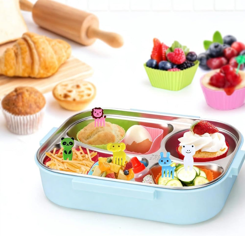 54 PCS Silicone Lunch Box Dividers, Lunch Box Accessories, Suitable for Children's Lunch Accessories Set