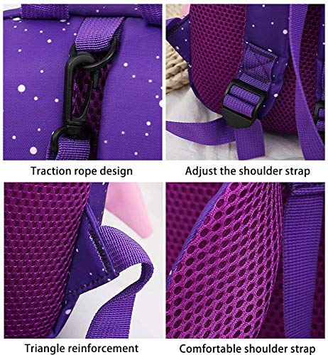 Boys Girls Toddler Backpack with Harness Leash, Rocket Shape kids backpack for Nursery, Preschool, School Bag, Waterproof baby Backpack Rucksack(for 1-3 Years old)