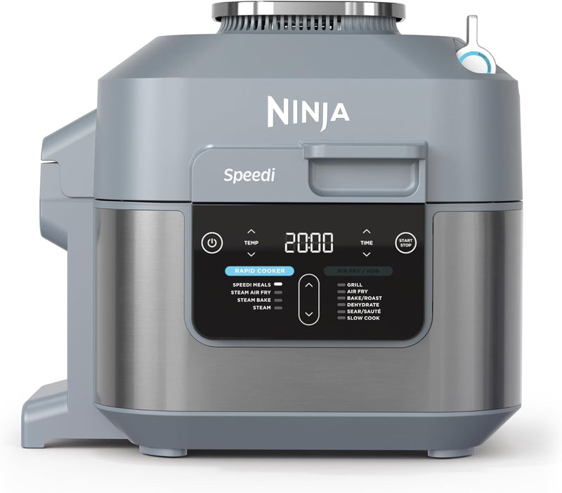 Ninja Foodi Ultimate 9-In-1 Multi Cooker With Crisping, Keep Warm Setting, One Pot Meals, 1760 Watts, 7.5 Litre Capacity, Recipie Guide, Black, OP500ME, 2 Years Warranty
