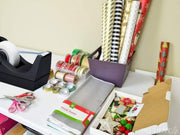 MARKQ Desk Tape Dispenser, Non-Skid Base Tape Roll Dispenser for School, Home, Office