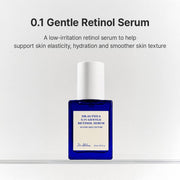 0.1 Gentle Retinol Serum - Korean skincare, 1.01fl.oz, Reduce Wrinkles, Fine Lines, & Signs of Aging, Gentle Skincare for Day & Night