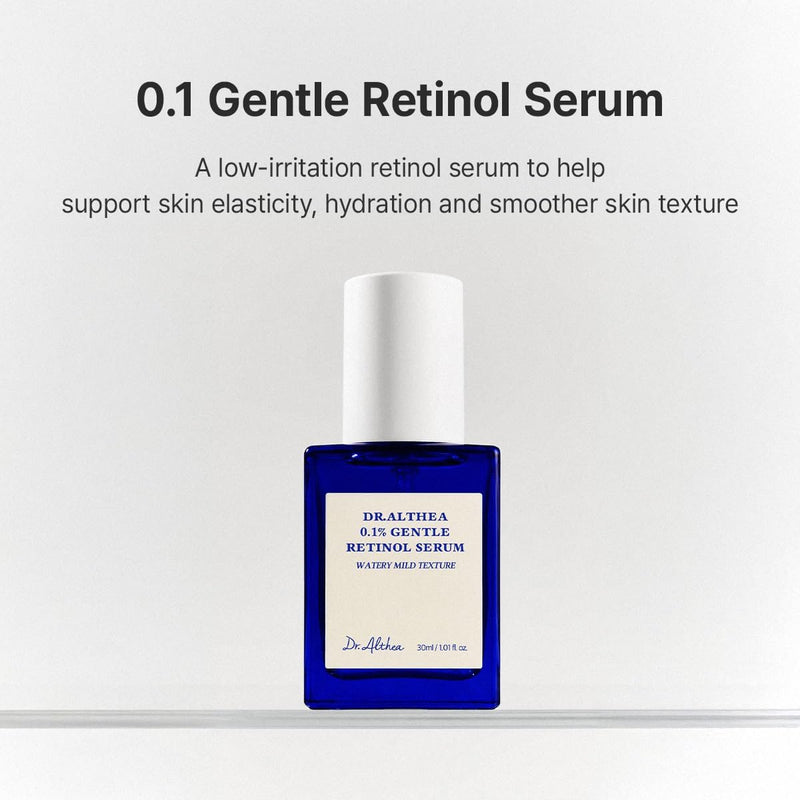 0.1 Gentle Retinol Serum - Korean skincare, 1.01fl.oz, Reduce Wrinkles, Fine Lines, & Signs of Aging, Gentle Skincare for Day & Night