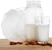 LERORO 2 Pcs Pro Quality Nut Milk Bag - Big 12X12 Commercial Grade - Reusable Almond Milk Bag & All Purpose Food Strainer - Fine Mesh Nylon Cheesecloth & Cold Brew Coffee Filter