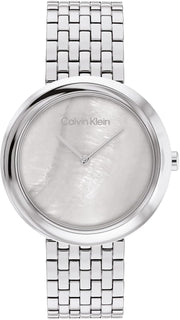 TWISTED BEZEL Women Watch, Analog - GREY MOTHER OF PEARL / SILVER