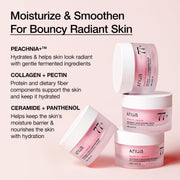 Peach Niacinamide Cream, Face Moisturizer for Dry Skin with Vitamin B12, Collagen, Ceramide, Panthenol, Korean Skin Care for Glass Skin (50ml, 1.69 fl.oz.)