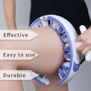 TERRIFI Cellulite Massager, Manual Circular Foam Roller, 360 Deep Tissue Massager for Legs, Thighs, Neck, Back, Detachable Fascia Muscle Roller Tool for Muscle Relaxation & Cellulite Relief