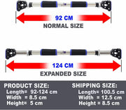 SKY LAND Adjustable Doorway Pull Up Bar & Chin Up Bar for Home Gym Upper Body Workout Equipment with Locking Mechanism, Anti-Slip Grip & Easy Installation EM-1866 (92124cm)