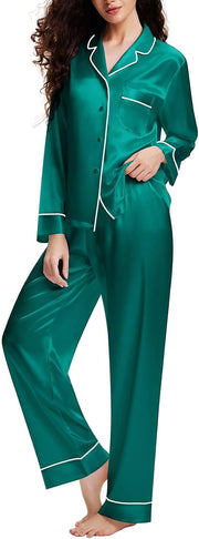 womens Dmz0017 Pajama Set (pack of 2) - Green