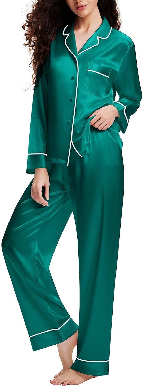 womens Dmz0017 Pajama Set (pack of 2) - Green