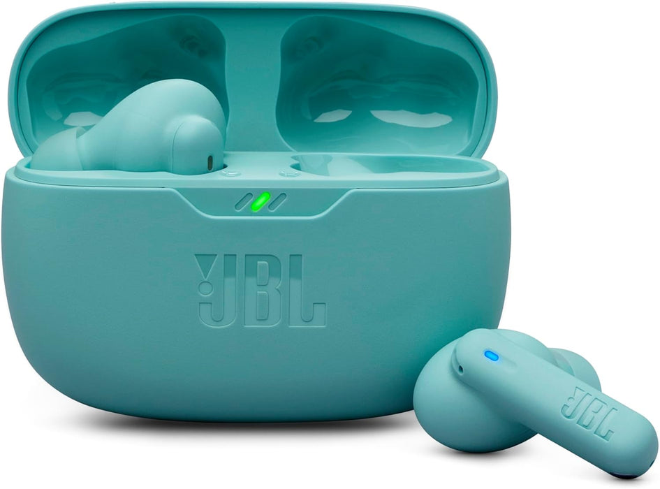 JBL Wave Beam 2 Adaptive Noise Cancelling with Smart Ambient True Wireless Earbuds, Deep Bass, Comfort Fit, 40H Battery, Hands-Free + VoiceAware, Water and Dust Resistant - Black, JBLWBEAM2BLK