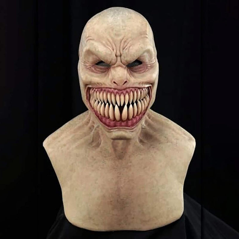 Halloween Vampire Monster Mask, Realistic Latex Costume Cosplay Party Props for Adults, Unisex
