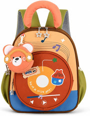 Cute School Backpack for Boys & girls Ergonomic with Back Protection, Water-Repellent and Reflective Strips for children Teen Student Fashion Bookbag Backpack - LB001