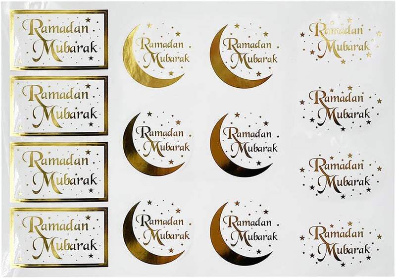 Ramadan Mubarak Gift Stickers 14Pcs/Pk