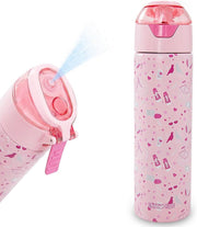 Insulated Stainless Steel Water Bottle w/Spray, Life 640ml - Pink
