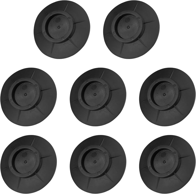 LELE LIFE Anti Vibration Pads with Suction Cups for Washing Machine, Rubber Washer Dryer Anti Vibration Mat, Washing Machine Support Foot, Stop Vibration and Noise, 8 Pack