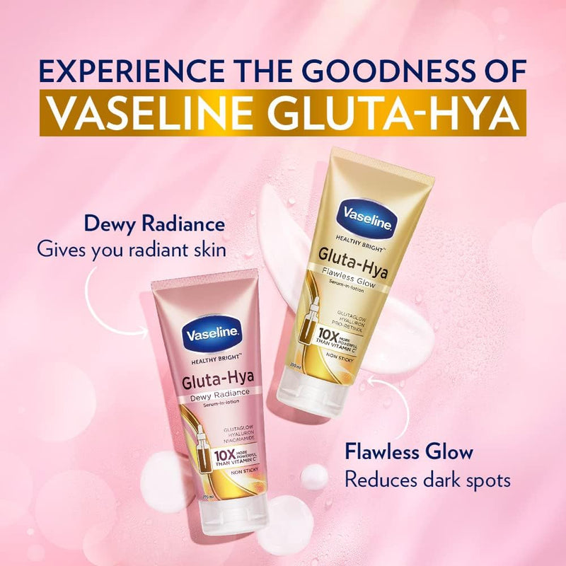 Gluta-Hya Flawless Glow, 200Ml + Gluta-Hya Dewy Radiance, 200Ml Lotion