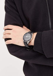 Edifice EFV-550P-1AVUEF Men's Solid Stainless Steel Case and Resin Strap Watch Strap
