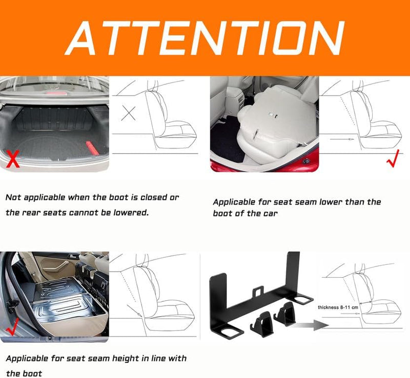 Samman Car ISOFIX Mount Bracket Child Safety Seat Mount Bracket Universal Steel Latch Interface for ISOFIX Belt Connector 1PC