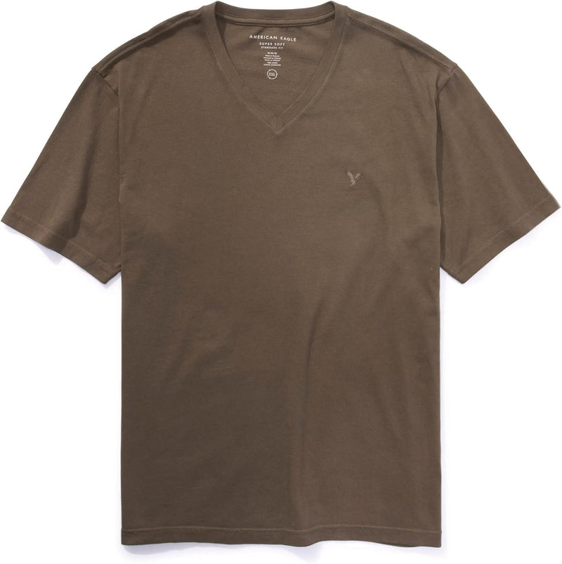 American Eagle Mens Short Sleeves Basic V-Neck T-Shirt T-Shirt (pack of 1)