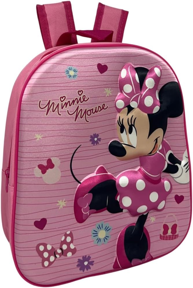 Nursery Backpack, 3D Embossed Images, School Bag, Leisure Bag, Kids Backpack - Minnie (3)