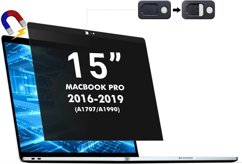 ZOEGAA 14 Inch Laptop Privacy Screen Filter Compatible with HP/Dell/Acer/Samsung/Lenovo/Toshiba for 16:9 Widescreen Display Laptop Privacy Screen and Anti-Glare Protector - for macbook pro 15 inch 2016-2019