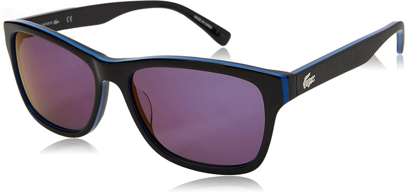L683s Square Sunglasses - medium lead/medium lead/black/blue beauty