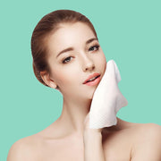 MAKINGTEC Disposable Face Towel, Facial Tissues, Wet Dry Face Cloths, Biodegradable Clean Towels, Makeup Remover Wipes Ultra Soft for Sensitive Skin, Extra Thick for Cleansing (3 Pack)