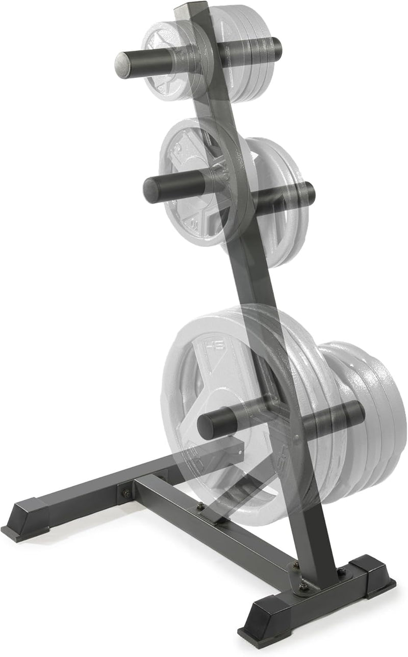 Marcy Olympic Weight Plate Tree for 2-Inch Plates Weight Storage Rack
