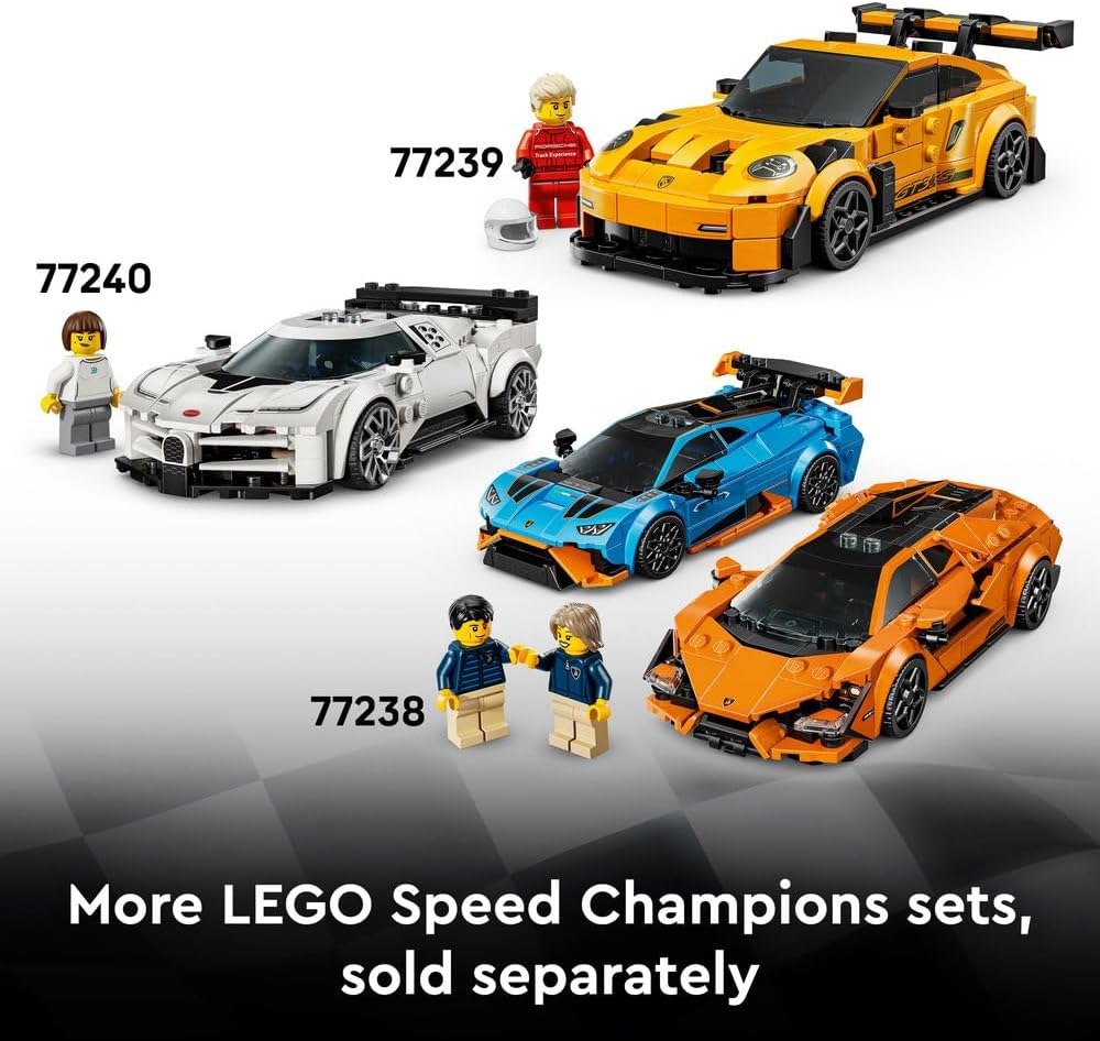 Speed Champions Dodge Challenger SRT Hellcat Sports Car Toy - Car Model Kit with a Driver Minifigure - Birthday Gift for 9+ Year Old Boys - 77237 – image 7