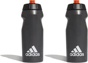 Performence Bottle, Black/Solred,0.5 L , FM9935 - One Size (Pack of 2) Black