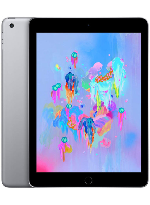 Apple iPad 9.7" (2018 - 6th Gen), Wi-Fi, 32GB, Space Gray [With Facetime] (Renewed)