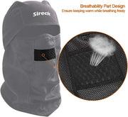 Cold Weather Balaclava Ski Mask, Water Resistant and Windproof Fleece Thermal Face Mask, Hunting Cycling Motorcycle Neck Warmer Hood Winter Gear for Men Women, Black - Water Resistant, One size
