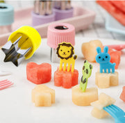 21PCS Sandwich Cutter maker Set Fruit Cutters Toast bread cutting mold Pancake Maker DIY Cookie Cutters for Kids Bento Lunch Box Heart Star Mousehead Dinosaur Shaped DIY Food Mold for Boys Girls