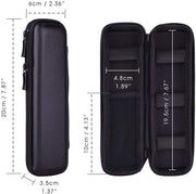 Black Hard Pencil Case EVA Hard Shell Pen Case Holder for Executive Fountain Pen and Stylus Touch Pen