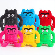 Colour Monster Plush Toys for Kids Age 4+, Emotional Development Soft Dolls, Sad Blue & Happy Yellow Cute Monster Stuffed Animals, Ideal Birthday, Holiday Gifts & Kids Room Decor