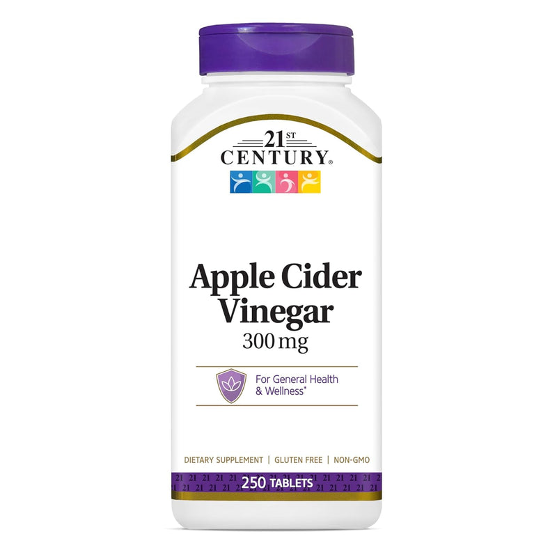 21st Century Apple Cider Vinegar 300 Mg - 250 Tablets