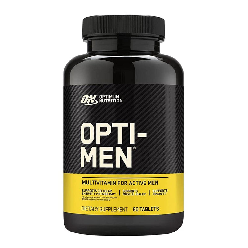 Optimum Nutrition (ON) Opti-Men, Vitamin C, Zinc and Vitamin D, E, B12 for Immune Support Mens Daily Multivitamin Supplement - 90 Count