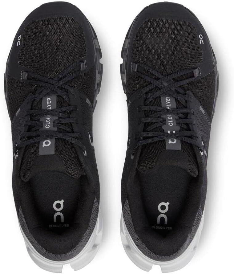 ON Men's Cloud 5 Sneakers, Black/White, 12