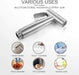 LIMOS Handheld Bidet Sprayer Shattaf Cloth Diaper Toilet Sprayer Stainless Steel Brushed Bathroom Shower