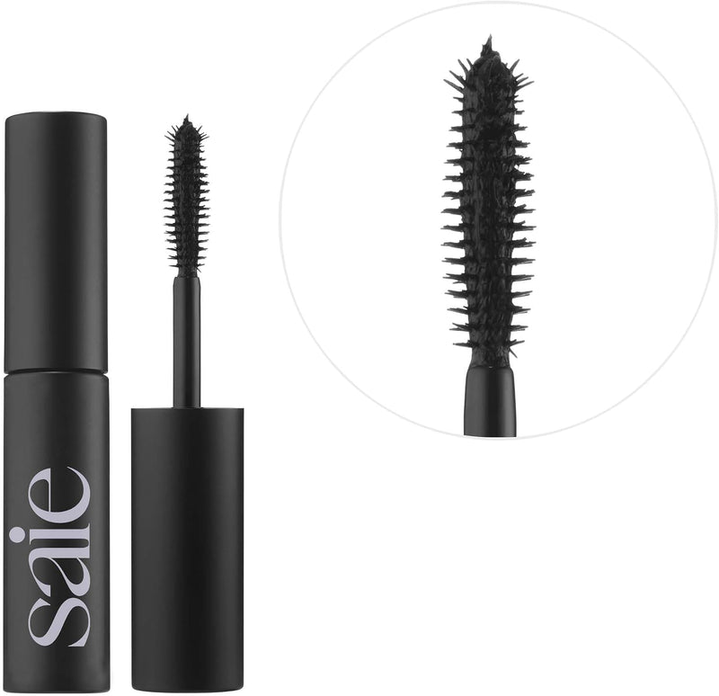 Mini Mascara 101 - Buildable + Lash Lengthening for Volumized Lashes - Strengthening, Formulated with Nourishing Ingredients - Black (0.17 oz) - 5.03 ml (Pack of 1) Black