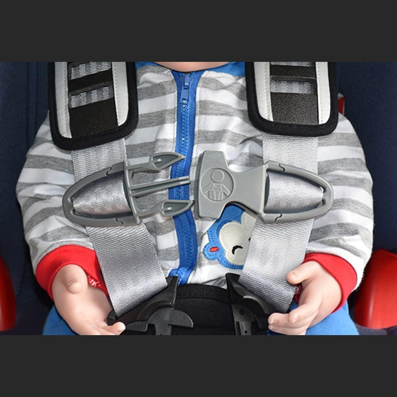 MdouLy Car Seat Chest Harness Clip Car Seat Safety Belt Clip Buckle Lock Stroller Chest Clip Universal Adjustable Guard for Baby and Kids Trend (Black)