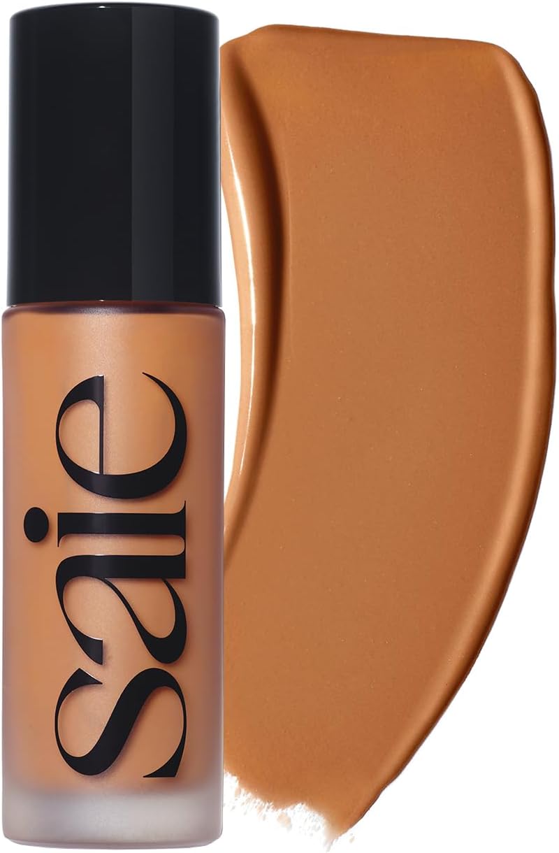 Glowy Super Skin Tint Liquid Foundation - Hydrating Serum Foundation with Lightweight, Medium Coverage - Formulated with Hyaluronic Acid to Hydrate, Brighten and Plump - Shade 11 (1.01 oz) - 1.01 Ounce (Pack of 1) Shade 26 - Medium/Tan with Peach Undertones