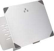 Amazon Basics Adjustable Ergonomic Laptop Stand, Multi-Angle with Heat Vent, For Laptops 10 (25.4 cm) - 17 Inches (43.2 cm), Silver