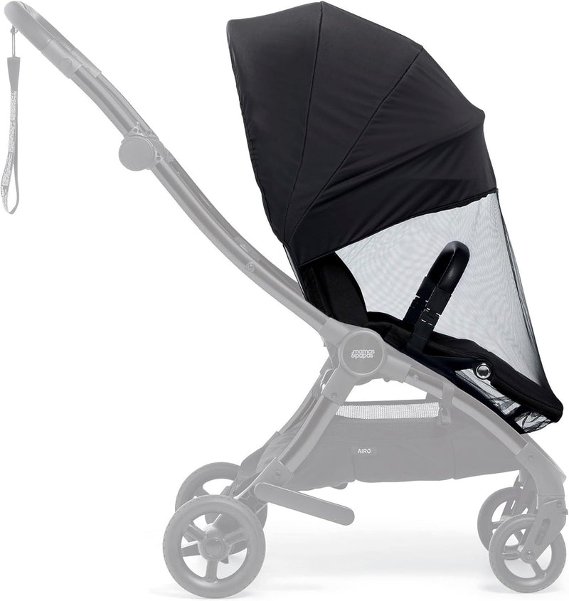 Mamas & Papas Airo Sunshield & Insect New - Grey