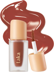 Fruity Glam Lip Tint Mini, 1.9g/0.07oz, Glowing Lip Stain with Wide Color Spectrum, Hydrating & Lightweight Texture, Long-Lasting Bold Stain, Non-Sticky, Vegan, K-Beauty (102 Dewy) - #108 Salty