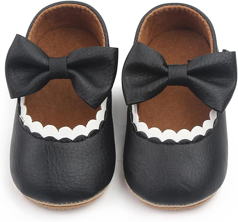 Baby Shoes Infant Sneaker Sandals for Girls Leather Walking Shoes Non-Slip Sneaker Toddler First Walker Shoes Newborn Crib Shoes
