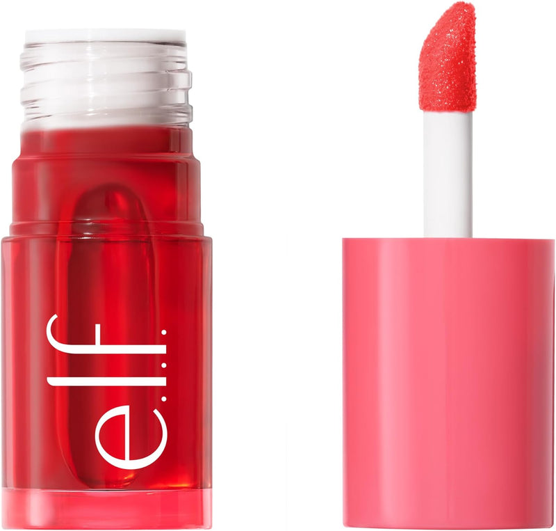 Sheer For It Blush Tint, Multi-Use, Long-Lasting Lip & Cheek Make-up, Creates a Natural Flush Finish, Vegan & Cruelty-Free, Left On Red - Pink Positive