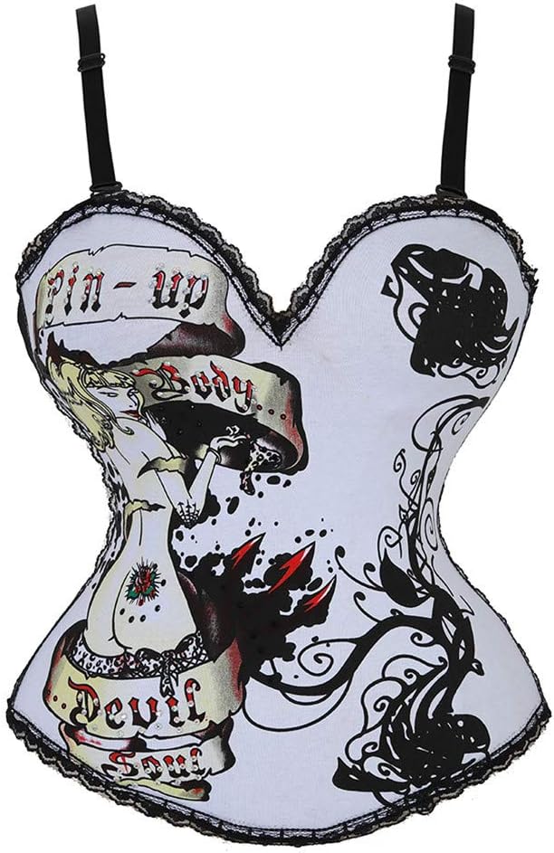 womens Hourglass Costume Corset (pack of 1) - White 2269-w
