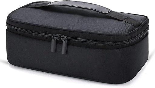 Small Lunch Bag for Men Women Insulated Lunch Box Mini Lunchbox Thermal Lunch Boxes Adult Lunch Pail Petty Food Containers Portable Cooler Bags Reusable Snack Bag Loncheras Para Hombres Black